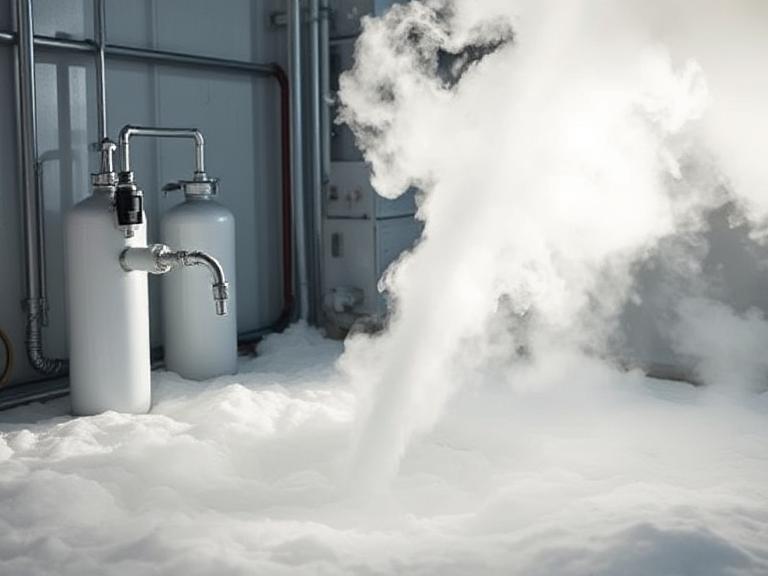 Liquid nitrogen gas